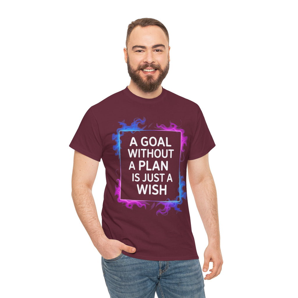 A Goal Without a Plan, Unisex Cotton Tee