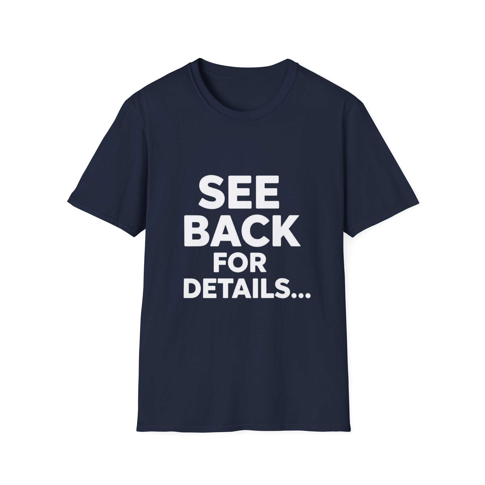 Fu*k Off - Front and Back Printed, Cotton Tee (Soft style)