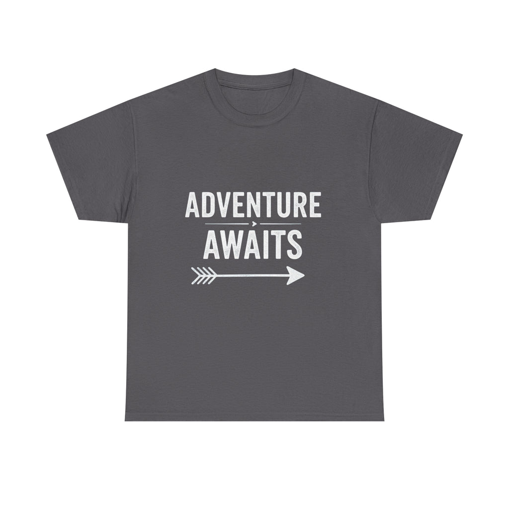 Adventure Awaits, Unisex Cotton Tee