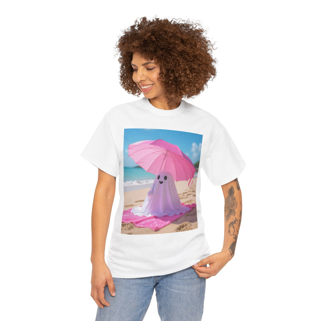 Beach Ghost, Unisex Cotton Tee