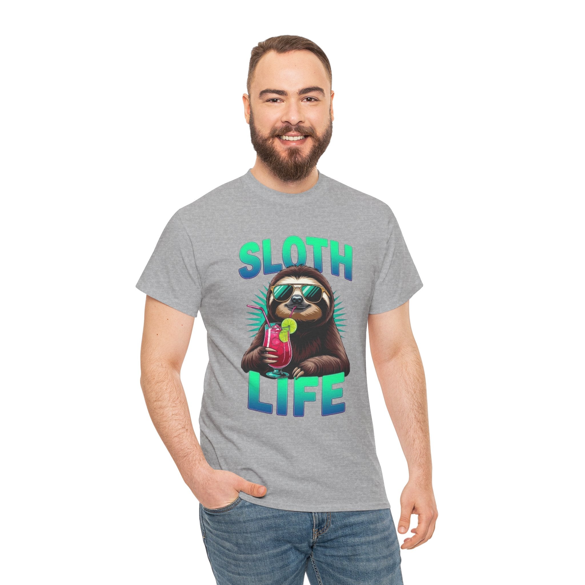 Sloth Life, Unisex  Cotton Tee