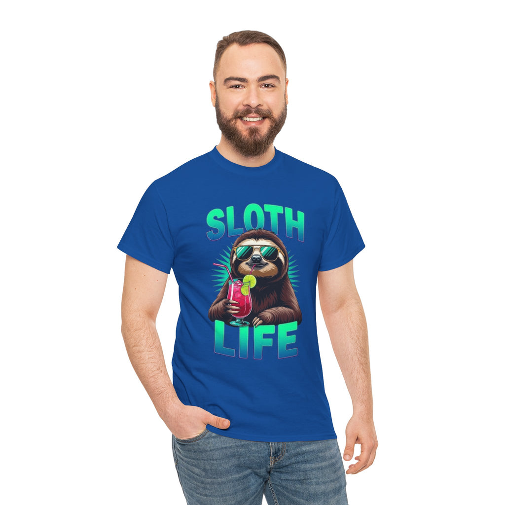 Sloth Life, Unisex  Cotton Tee