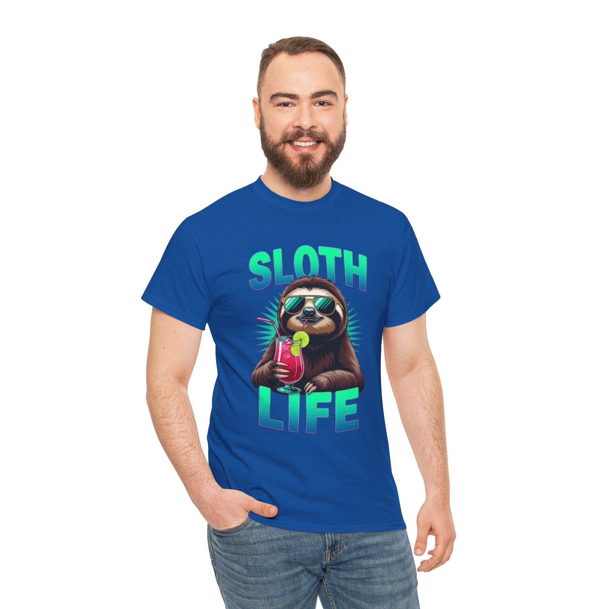 Sloth Life, Unisex  Cotton Tee