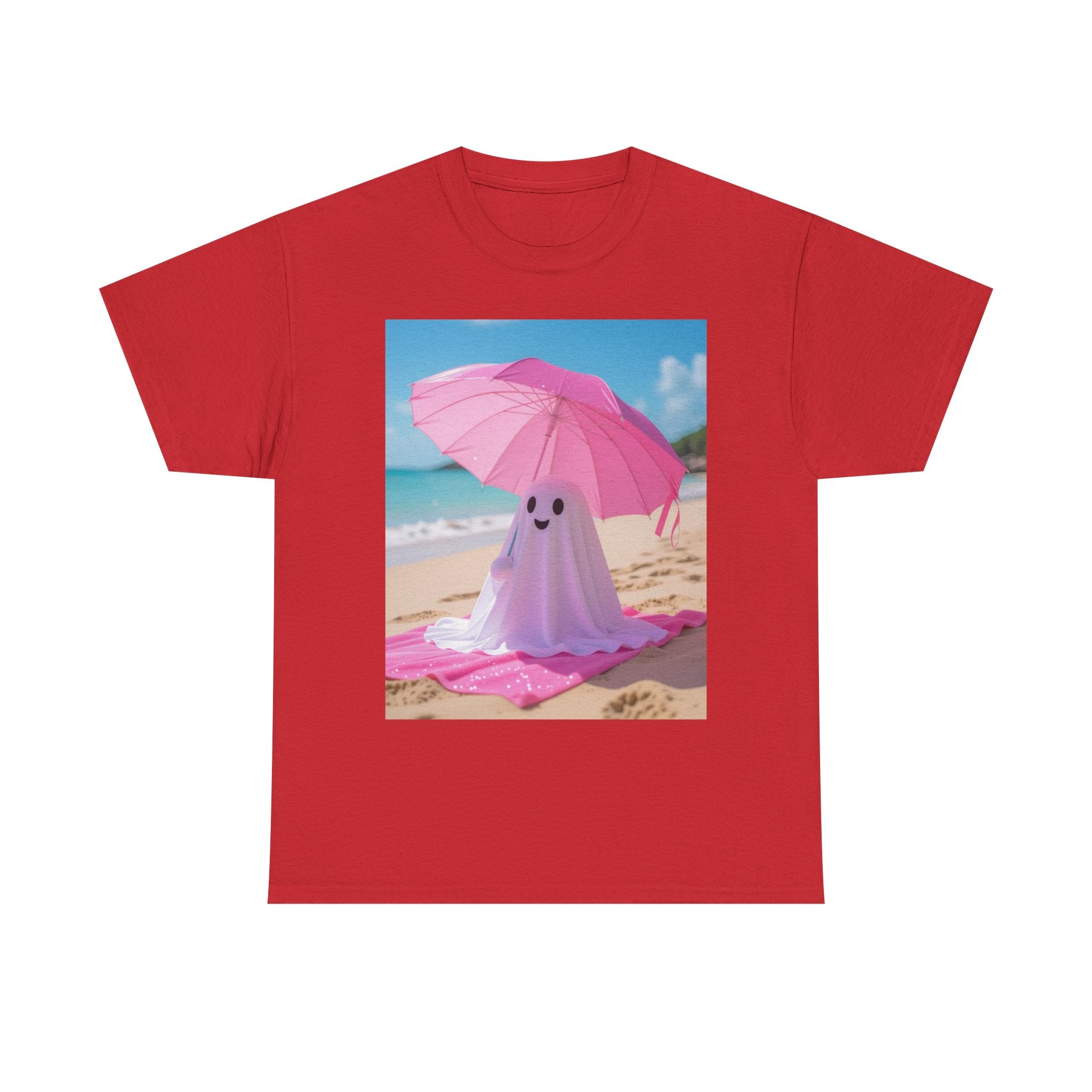 Beach Ghost, Unisex Cotton Tee