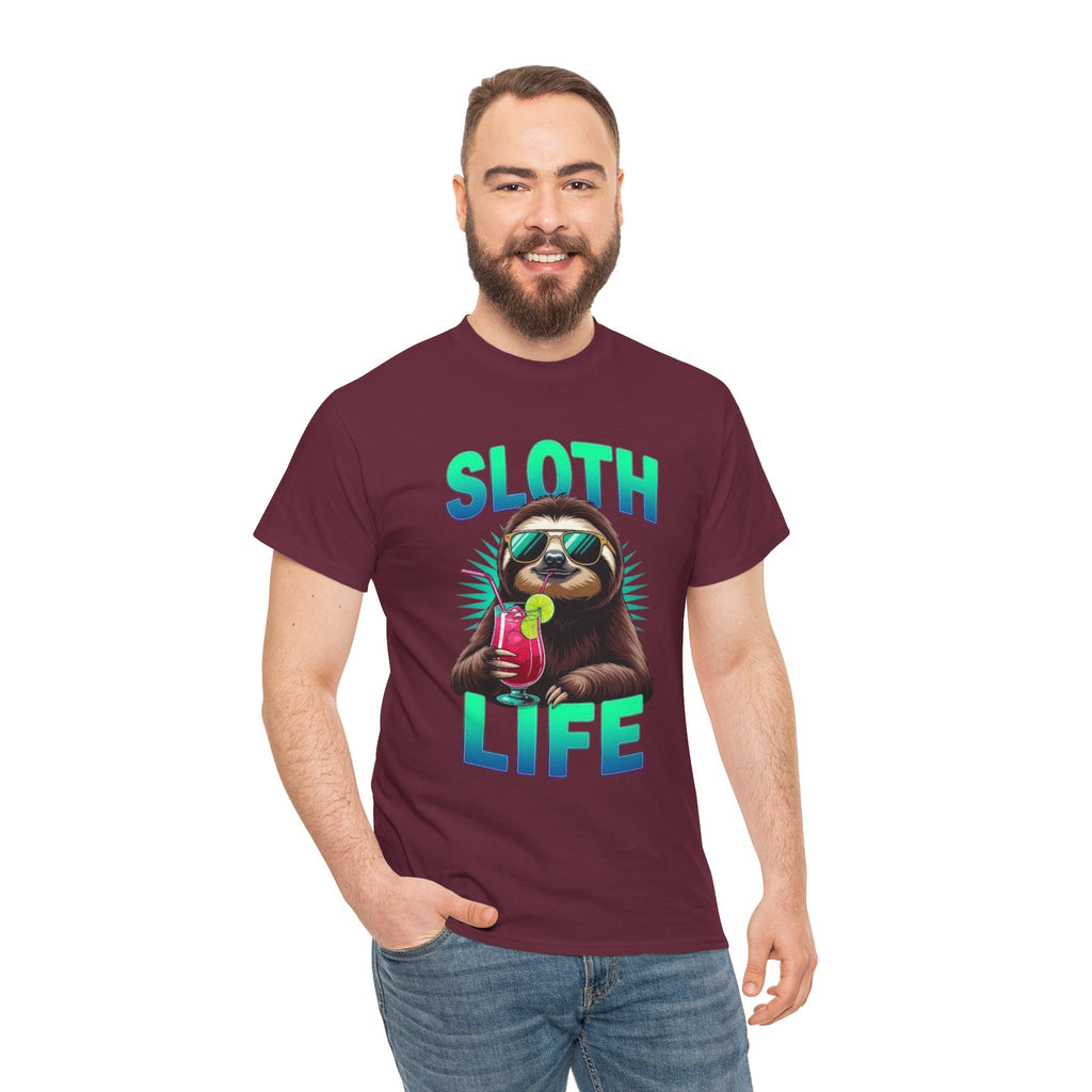 Sloth Life, Unisex  Cotton Tee
