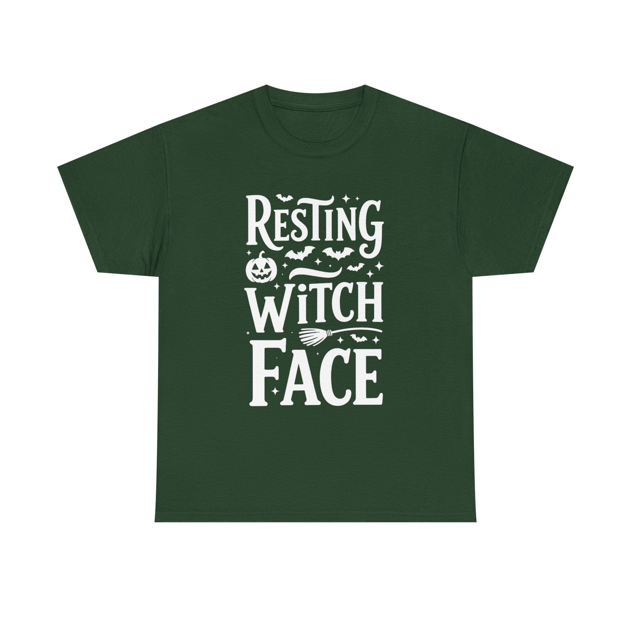 Resting Witch Face, Unisex Cotton Tee