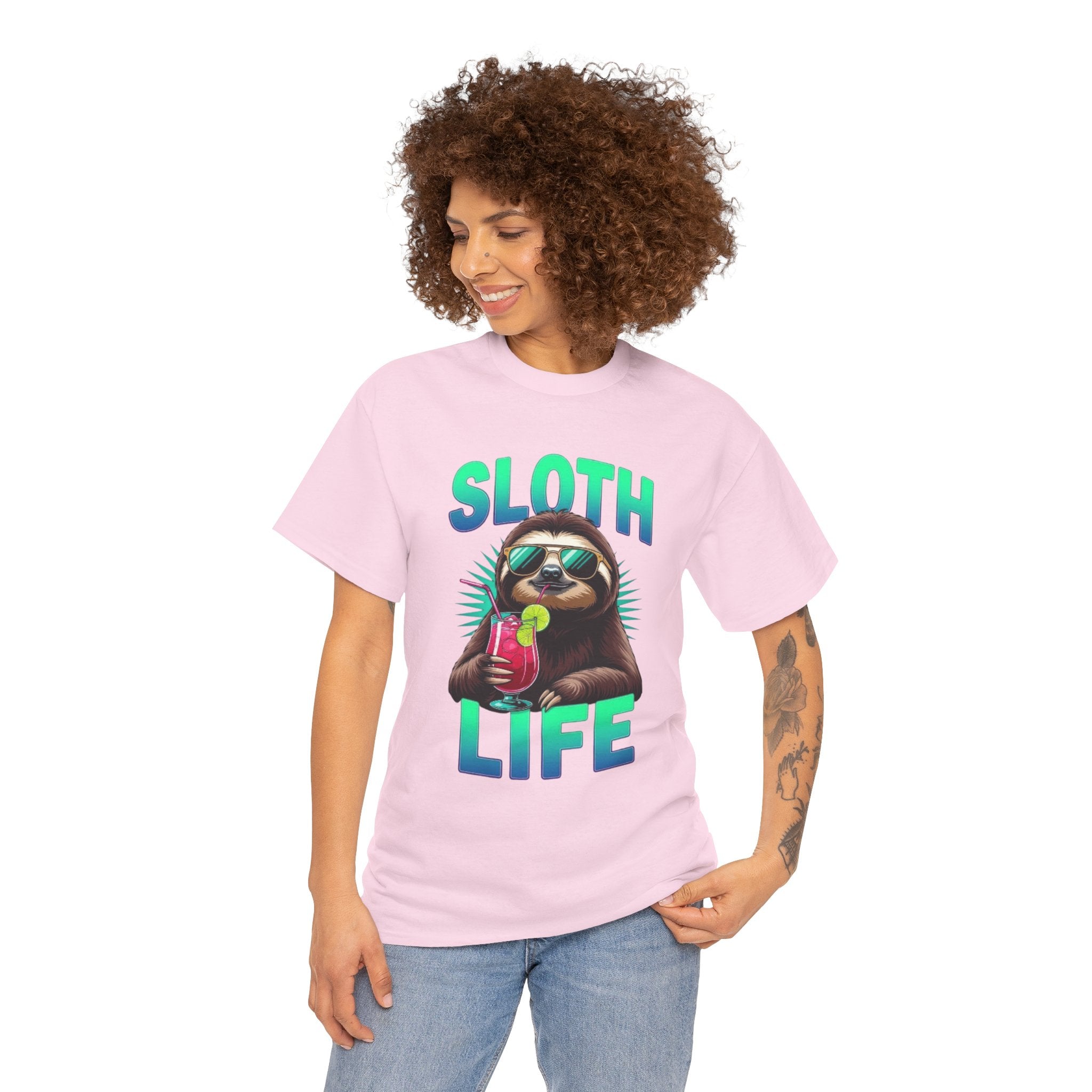 Sloth Life, Unisex  Cotton Tee