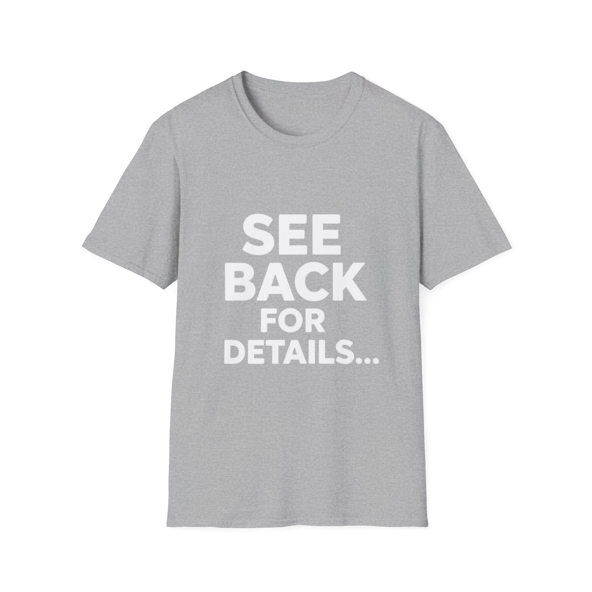 Fu*k Off - Front and Back Printed, Cotton Tee (Soft style)