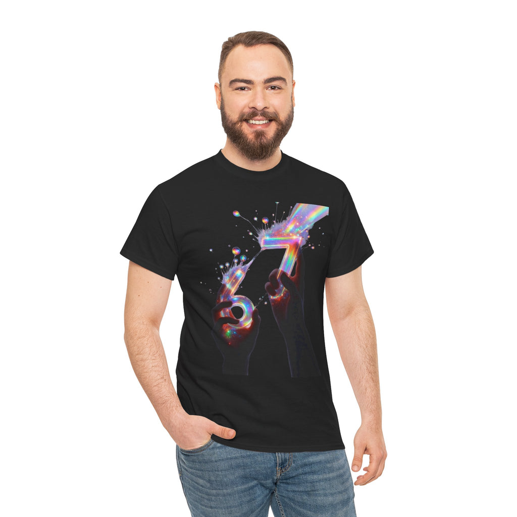 6 7 Cosmic Hands, Unisex Cotton Tee