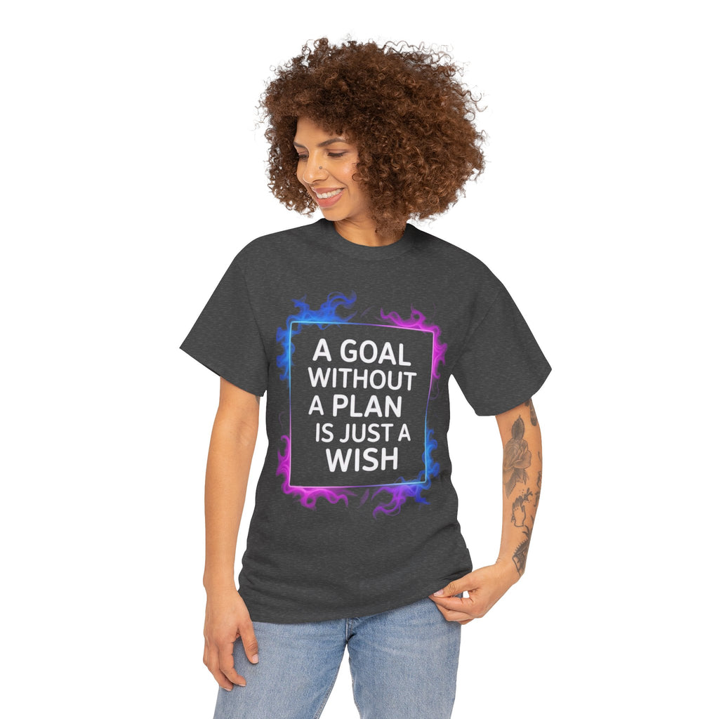 A Goal Without a Plan, Unisex Cotton Tee