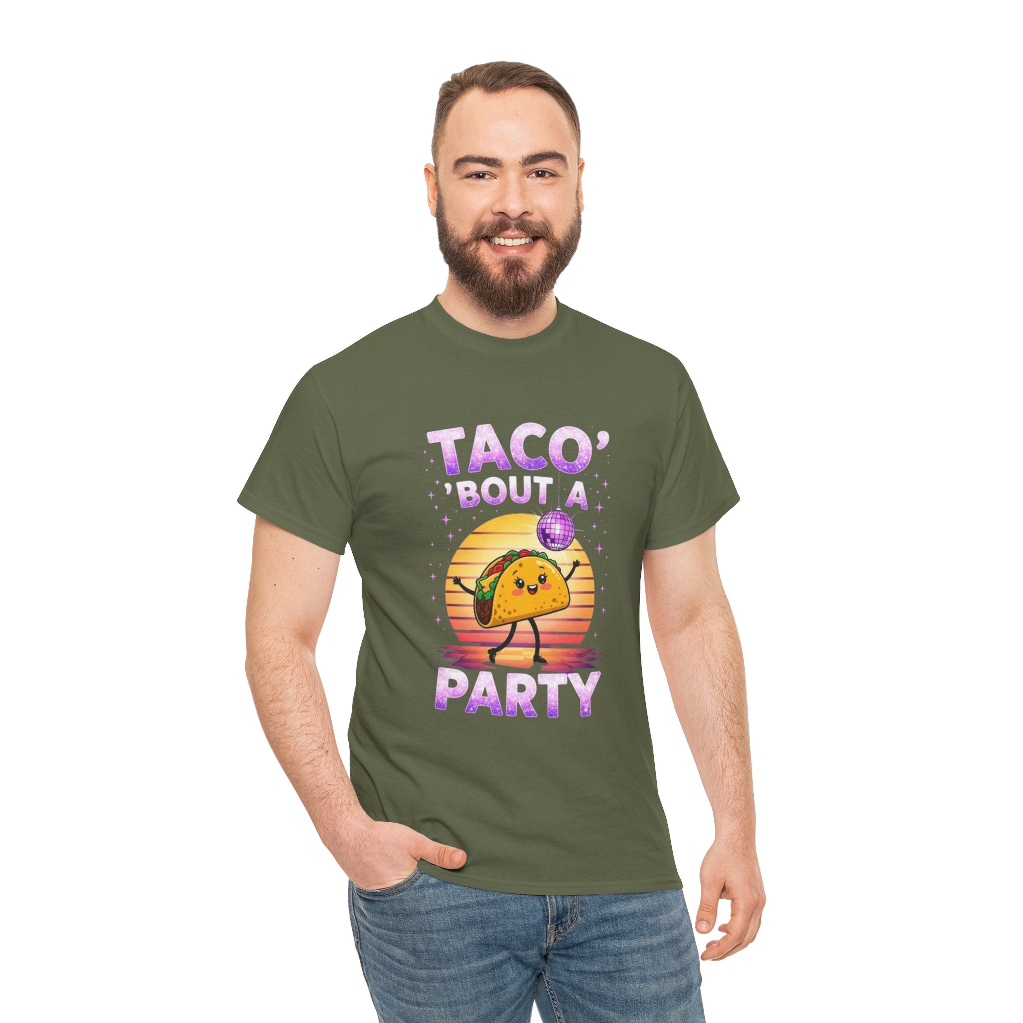 Taco Party, Unisex Cotton Tee