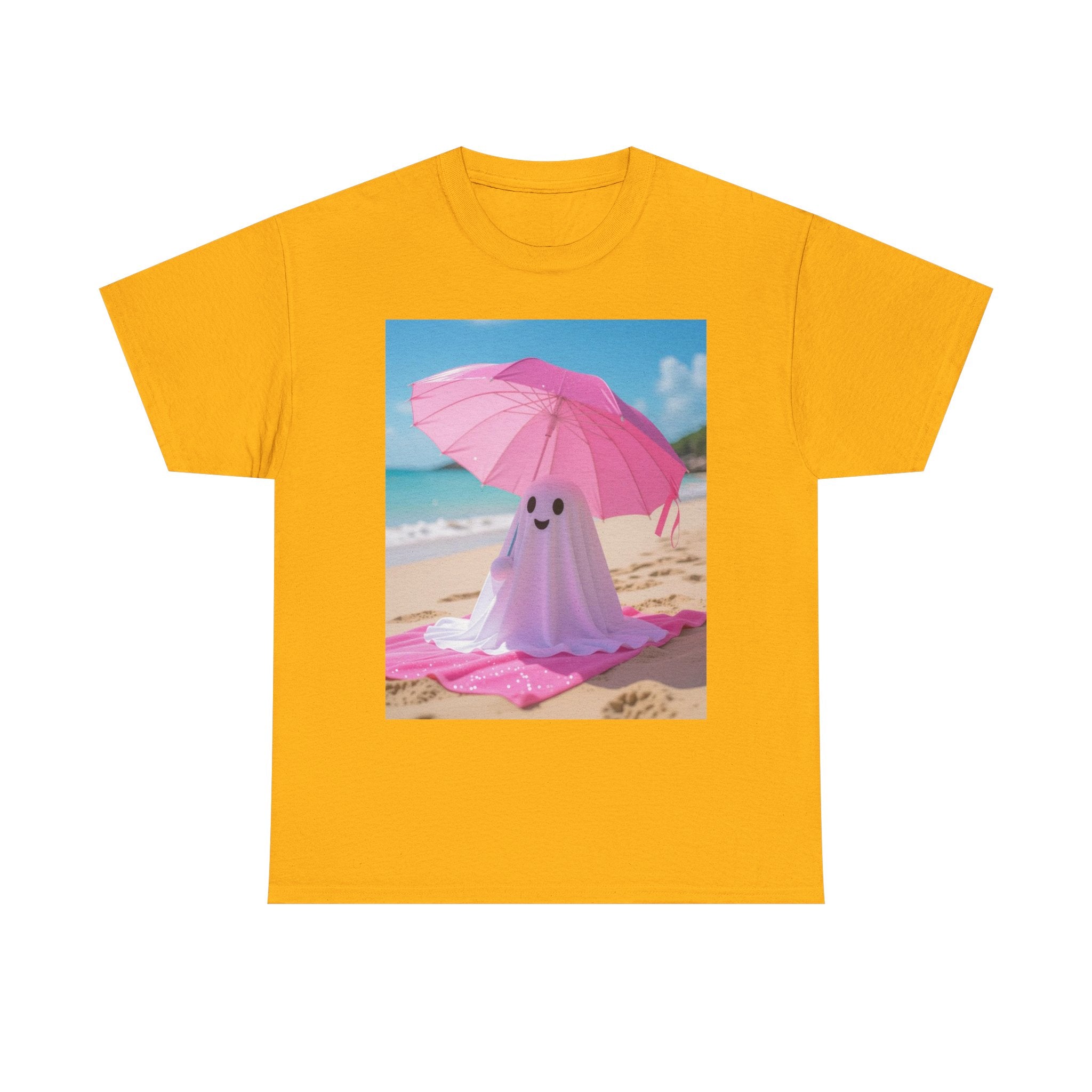 Beach Ghost, Unisex Cotton Tee