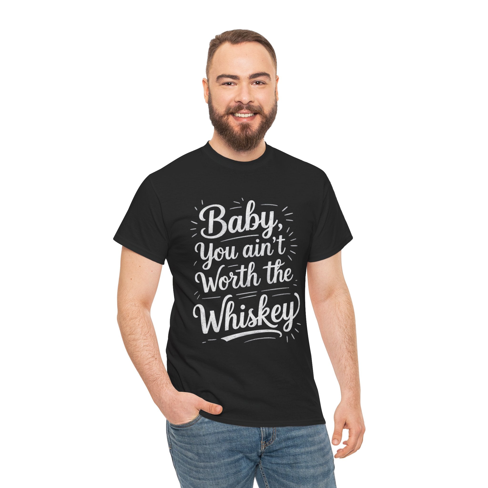 Ain’t Worth the Whiskey, Unisex Cotton Tee