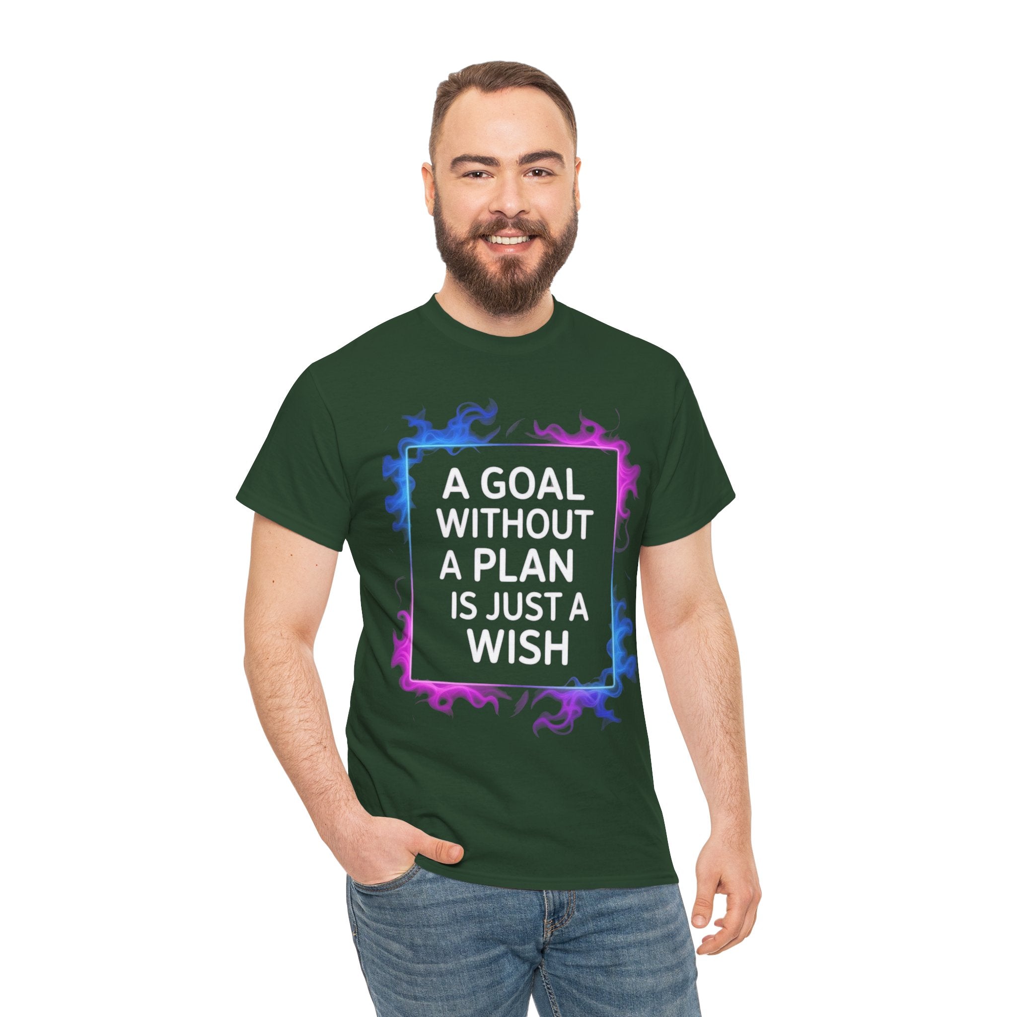 A Goal Without a Plan, Unisex Cotton Tee