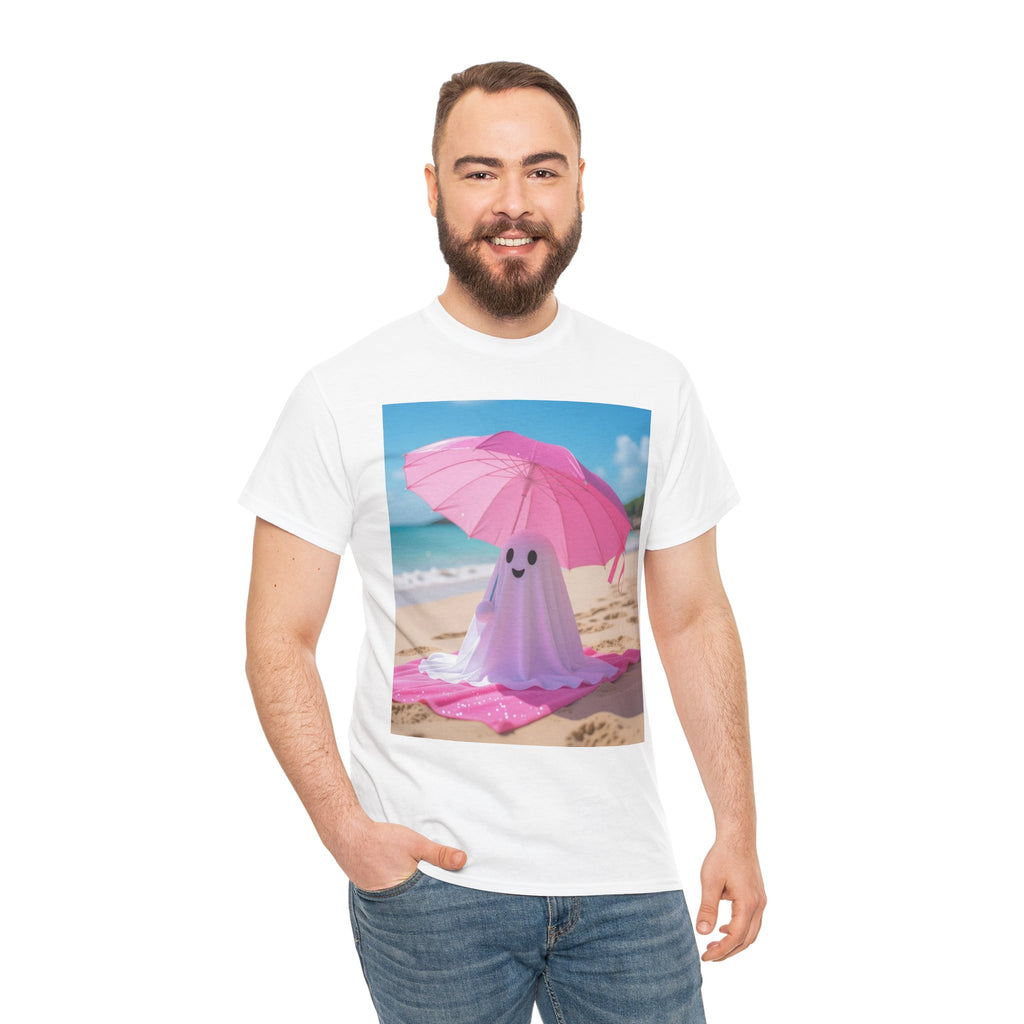 Beach Ghost, Unisex Cotton Tee