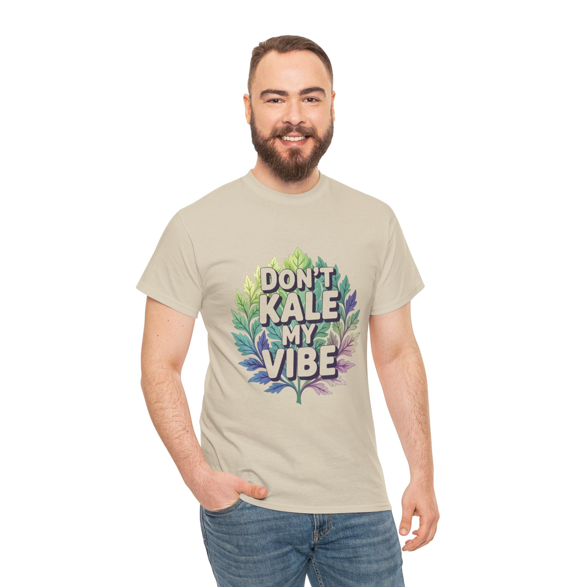 Don't Kale My Vibe, Unisex Cotton Tee