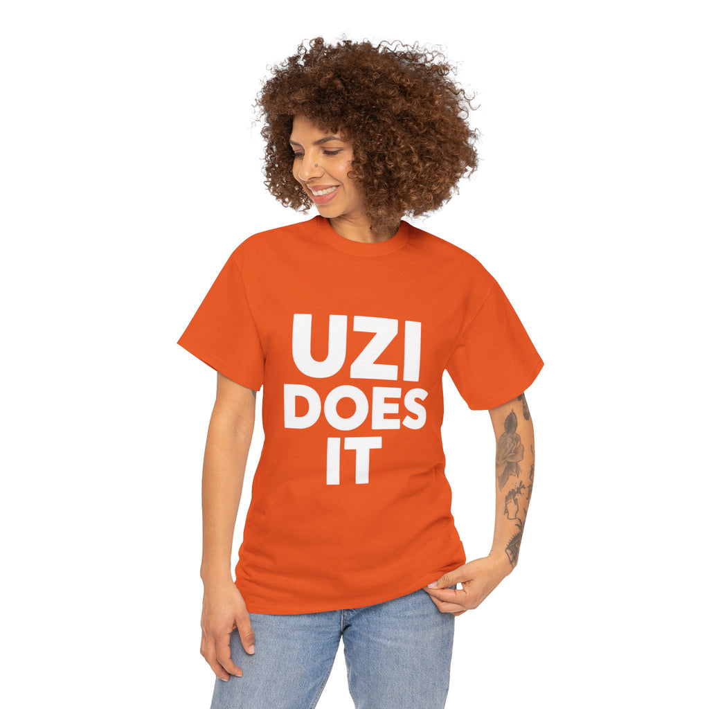 Uzi Does It, Cotton Tee