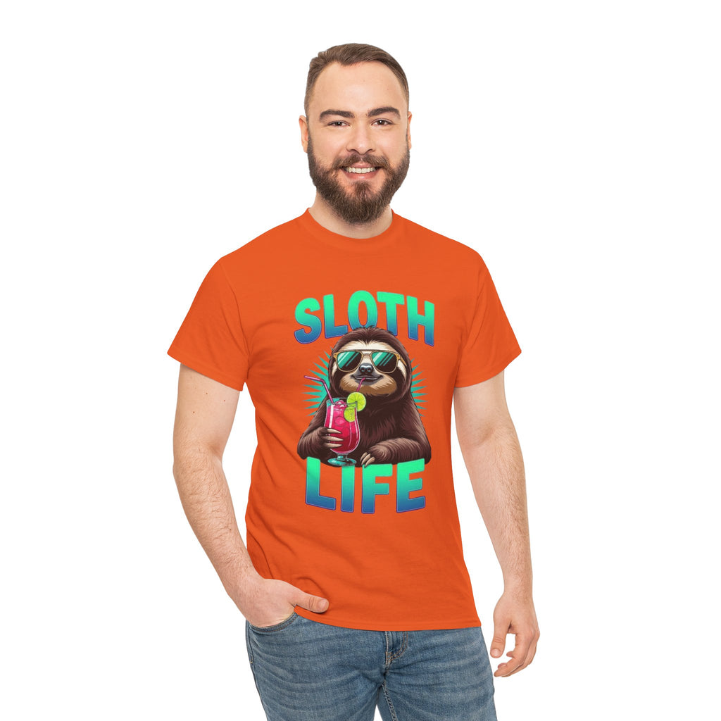 Sloth Life, Unisex  Cotton Tee