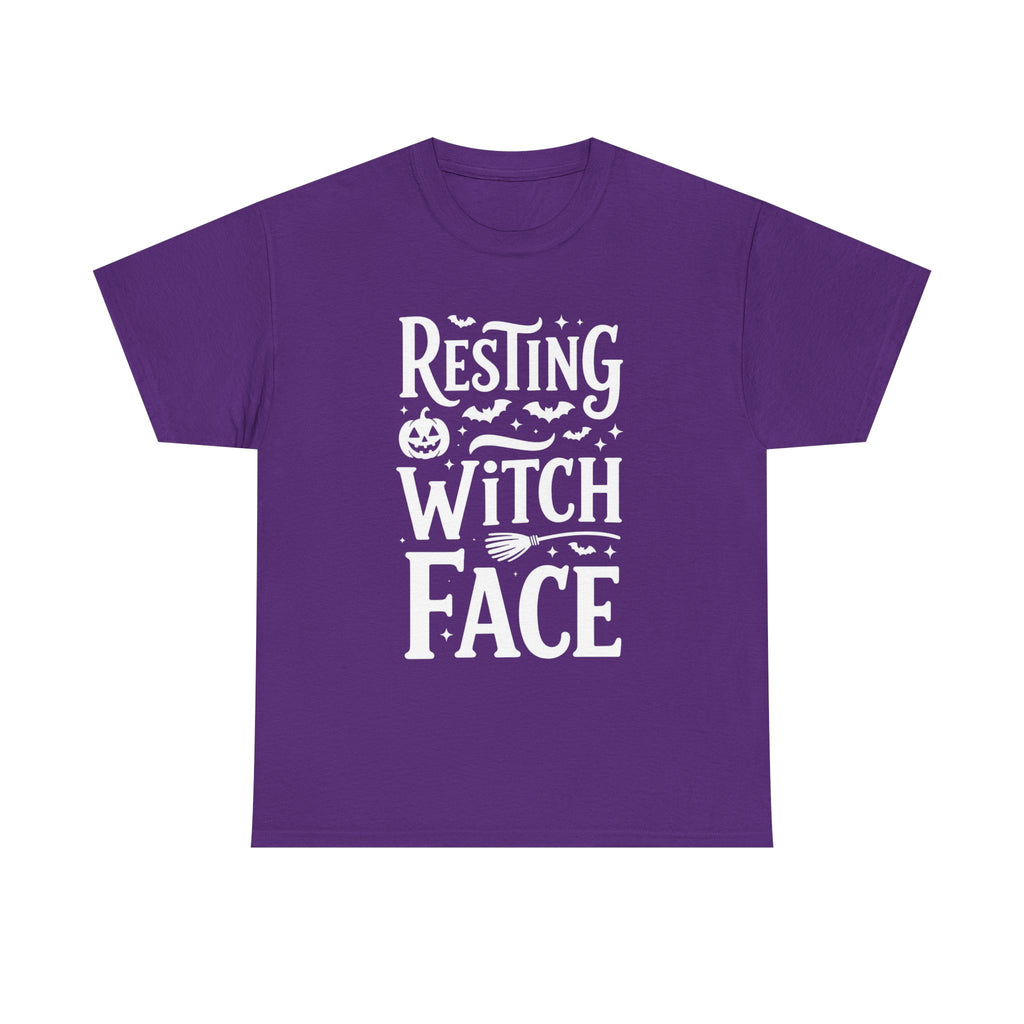 Resting Witch Face, Unisex Cotton Tee
