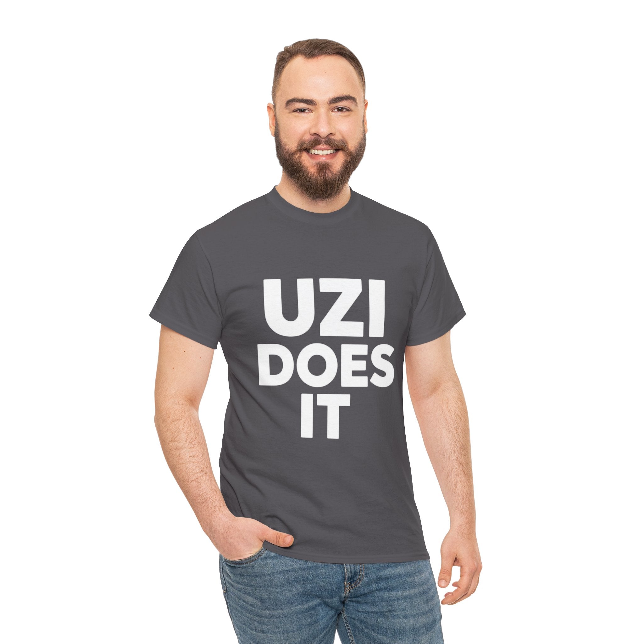 Uzi Does It, Cotton Tee