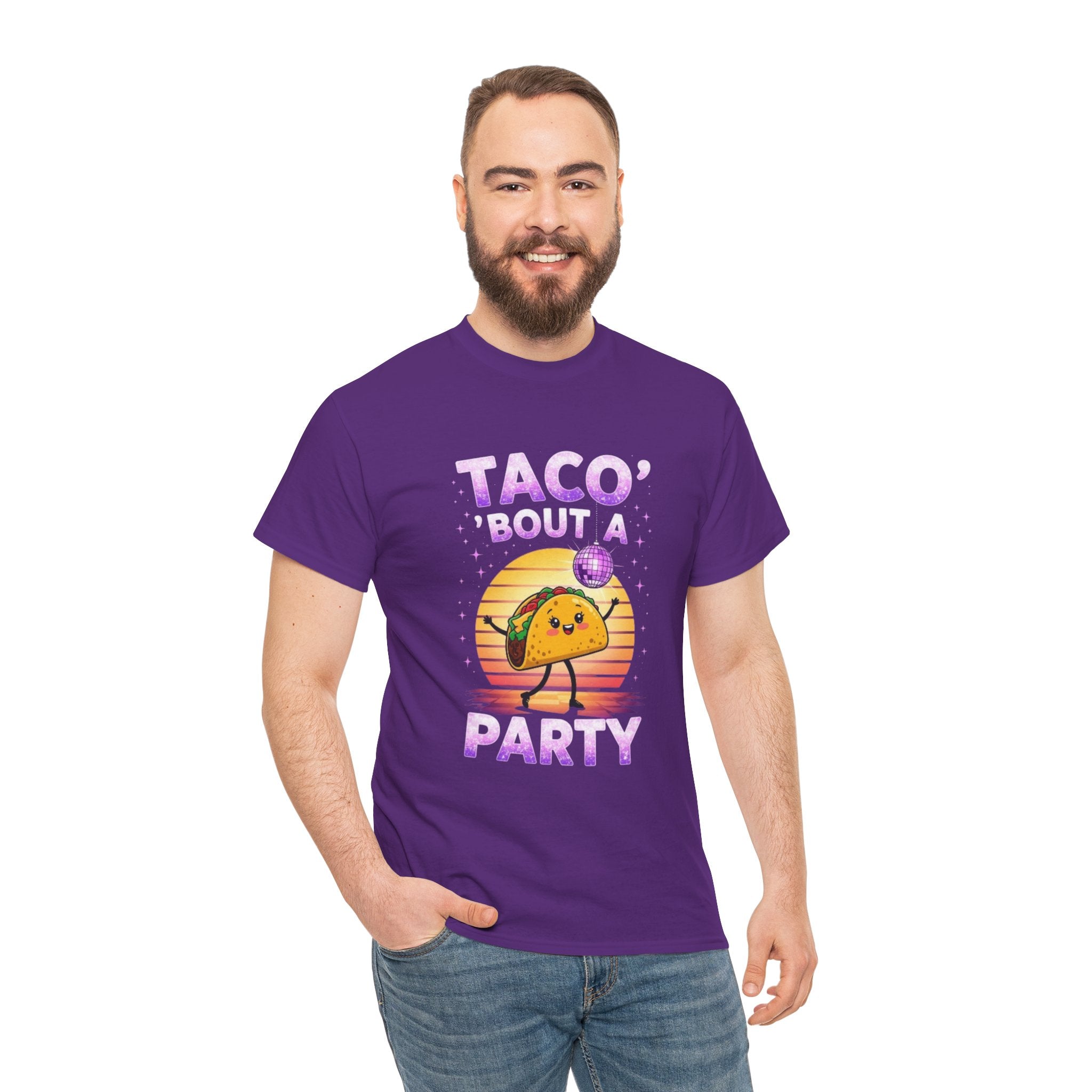 Taco Party, Unisex Cotton Tee