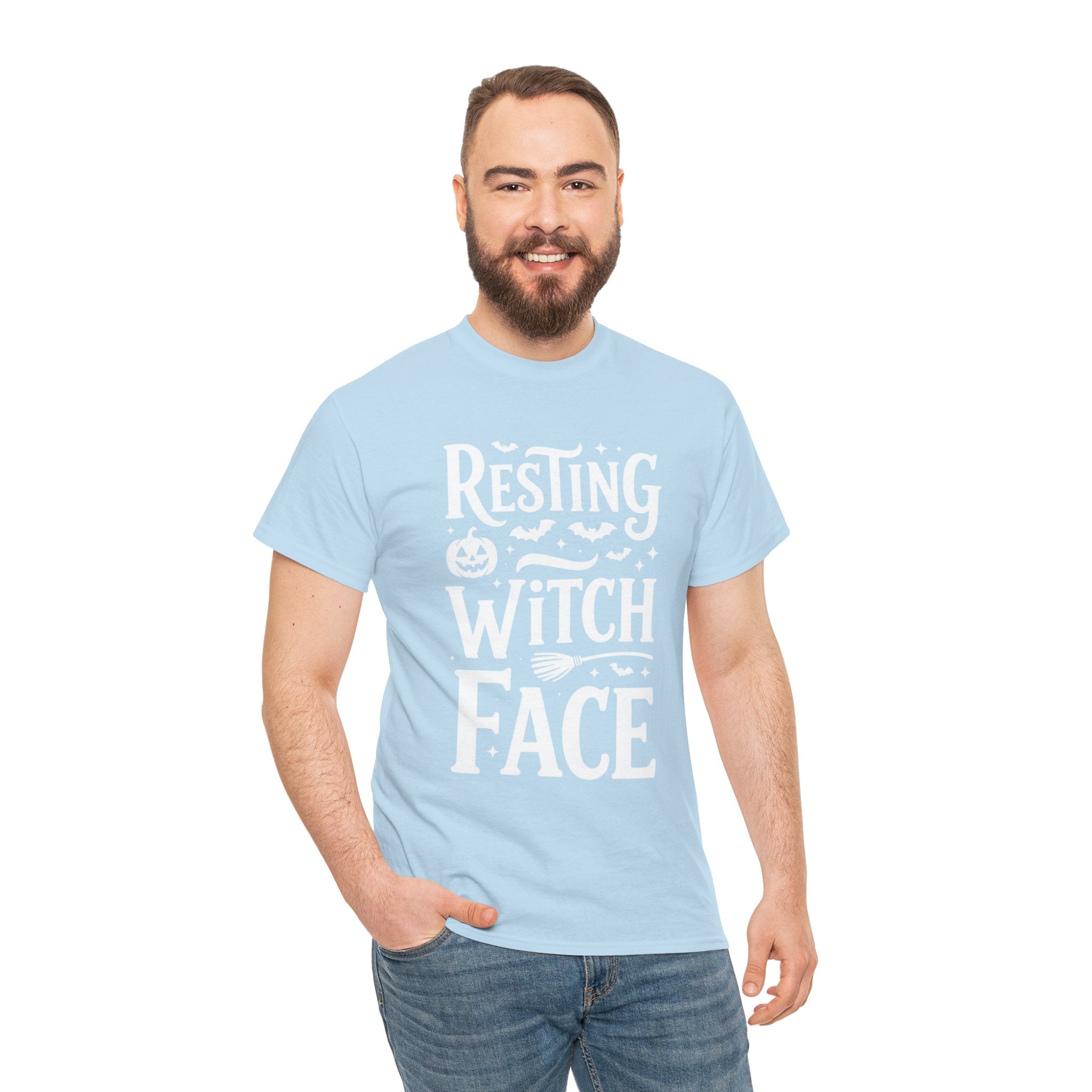 Resting Witch Face, Unisex Cotton Tee