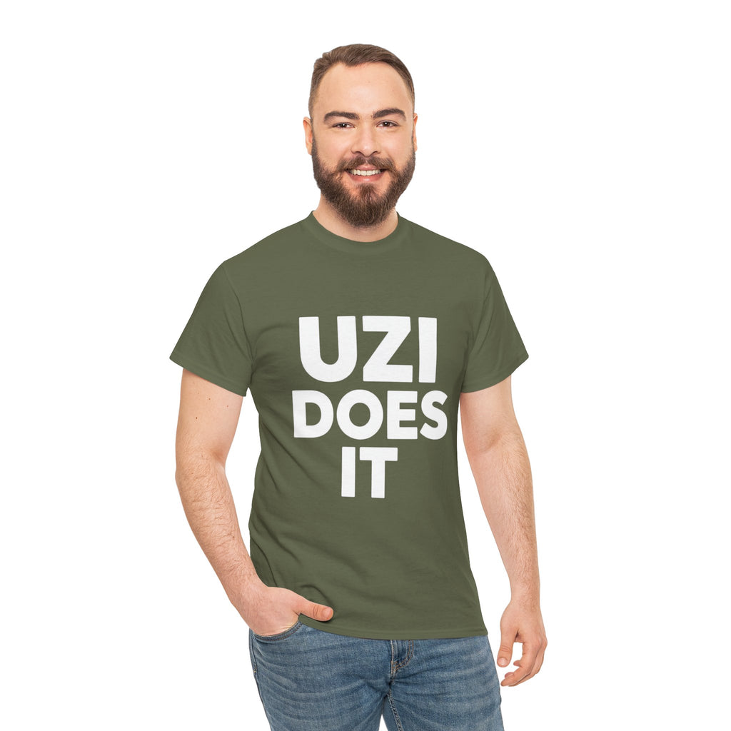 Uzi Does It, Cotton Tee
