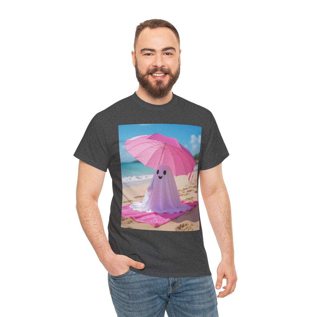 Beach Ghost, Unisex Cotton Tee