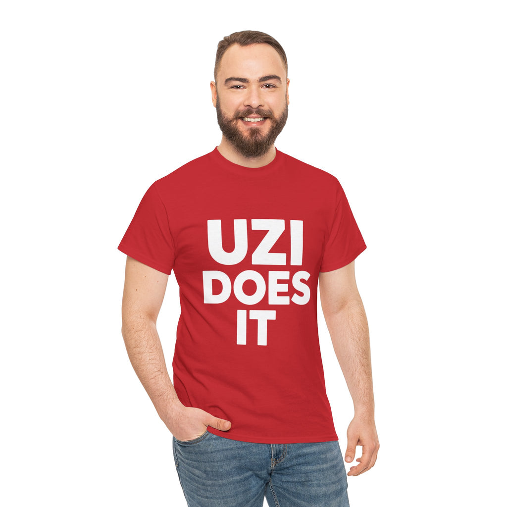 Uzi Does It, Cotton Tee