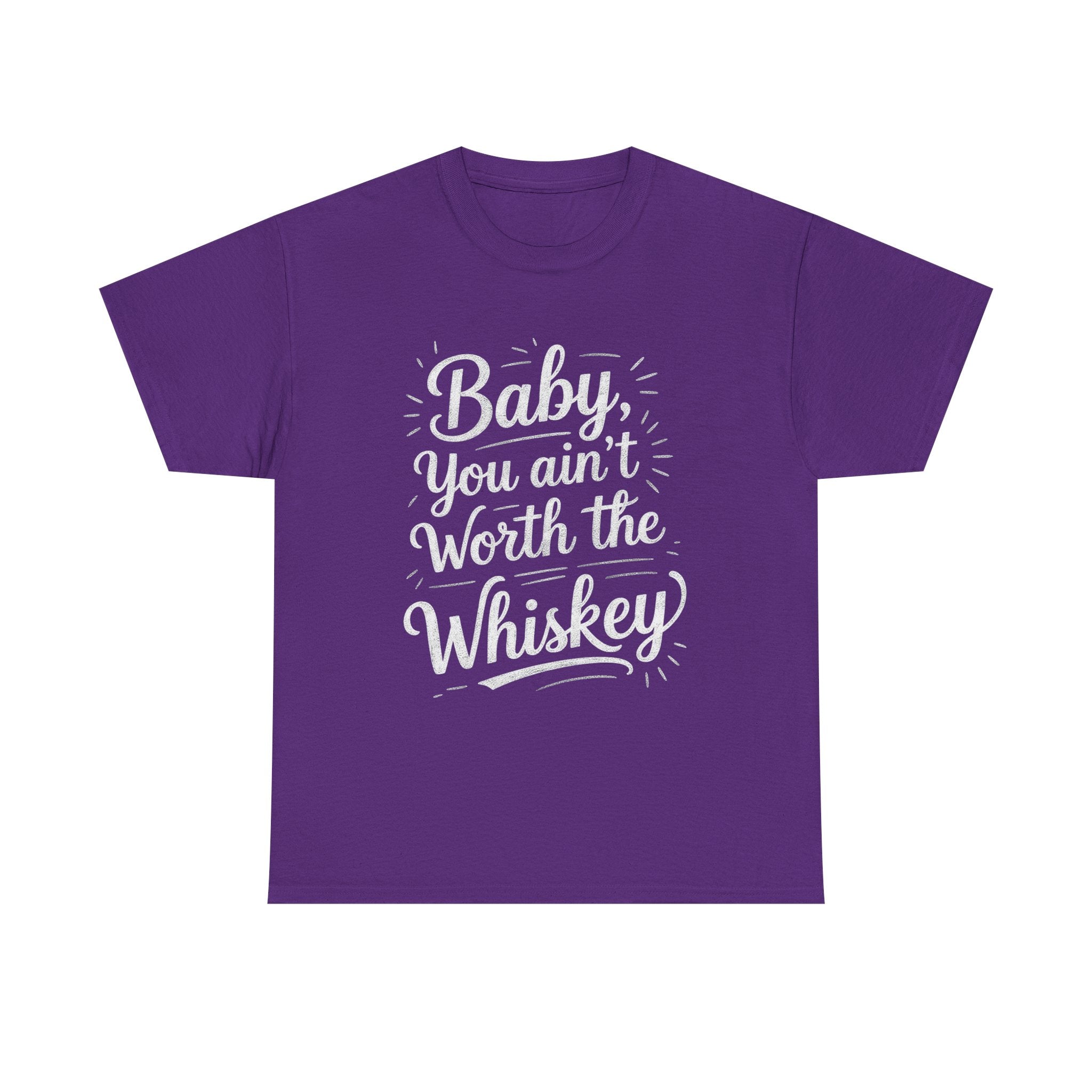 Ain’t Worth the Whiskey, Unisex Cotton Tee
