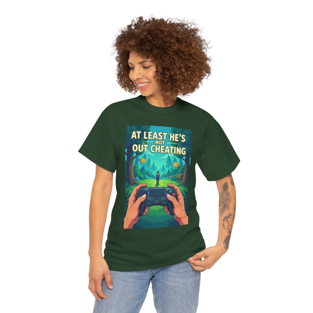 Not Out Cheating, Unisex Cotton Tee