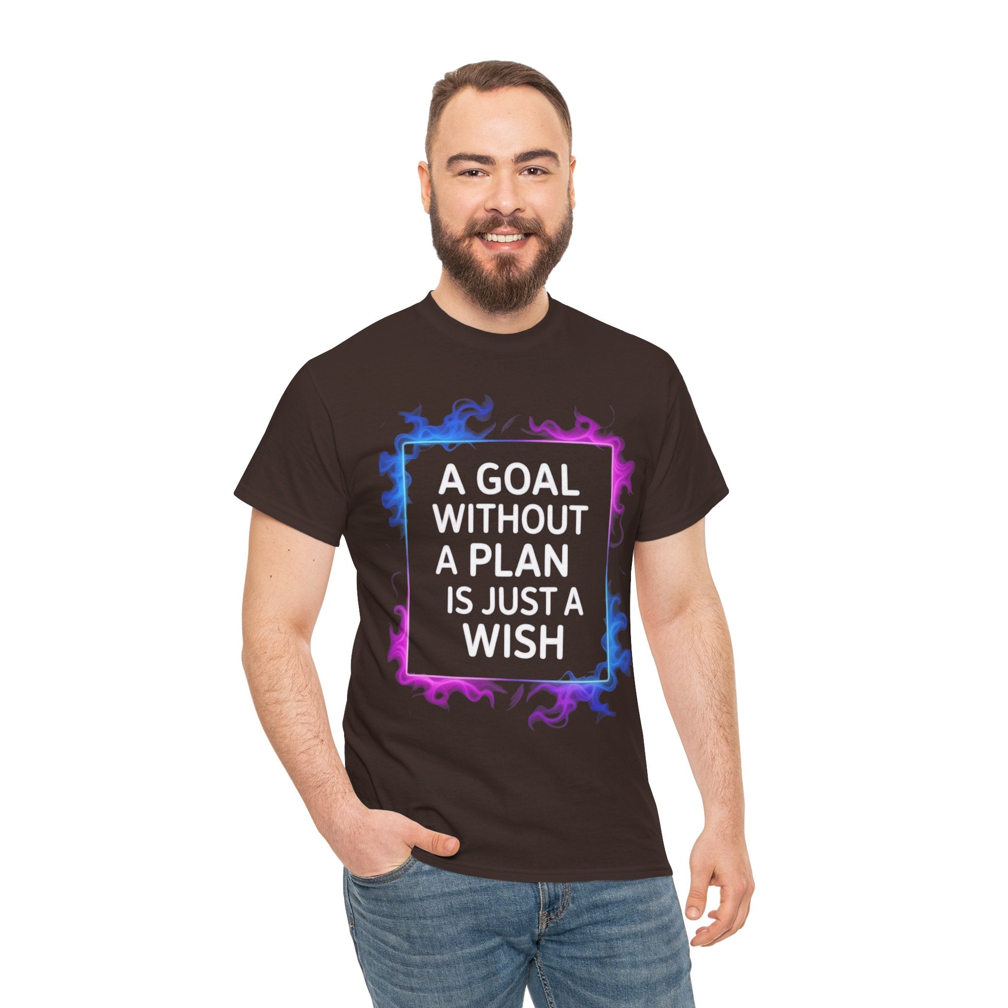 A Goal Without a Plan, Unisex Cotton Tee