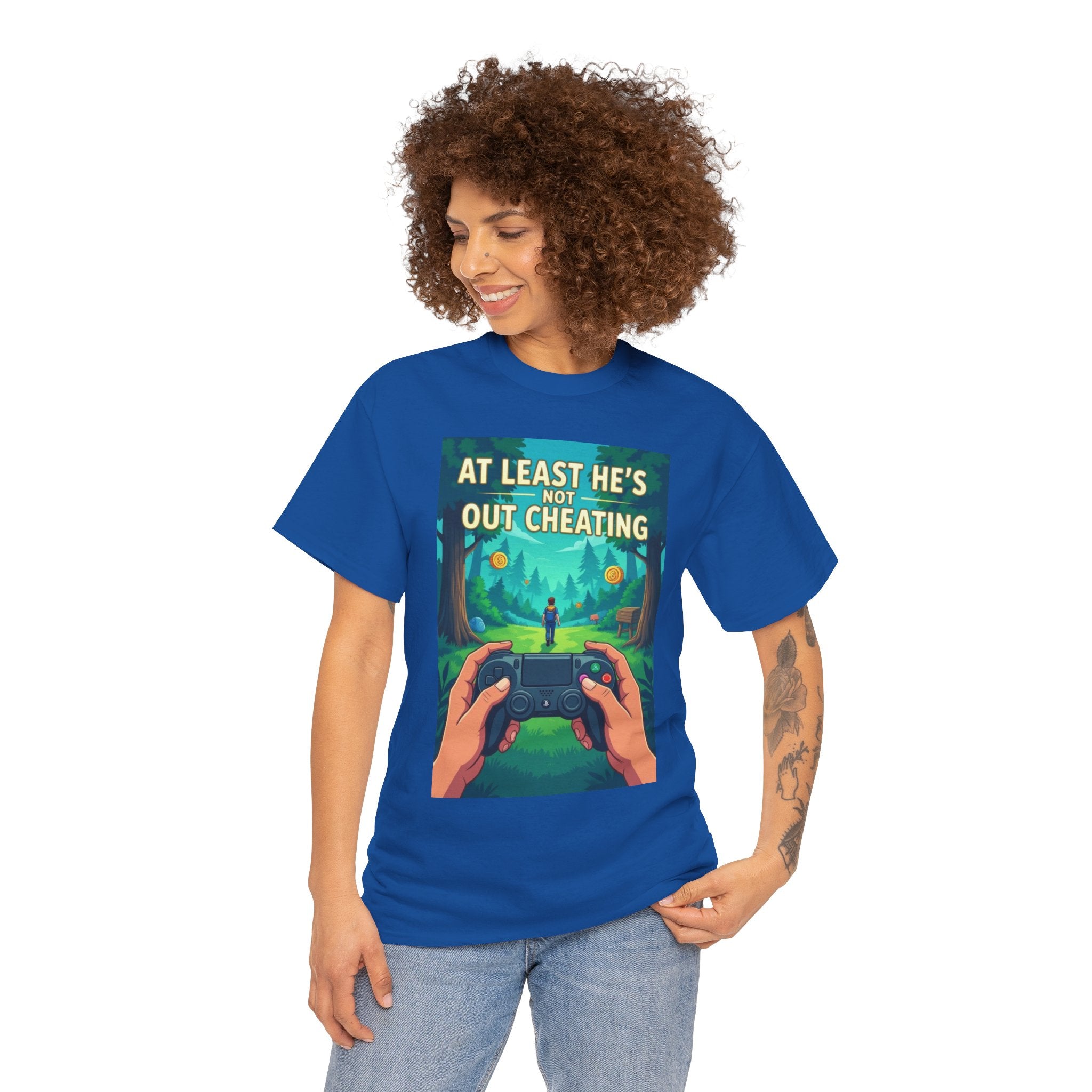 Not Out Cheating, Unisex Cotton Tee