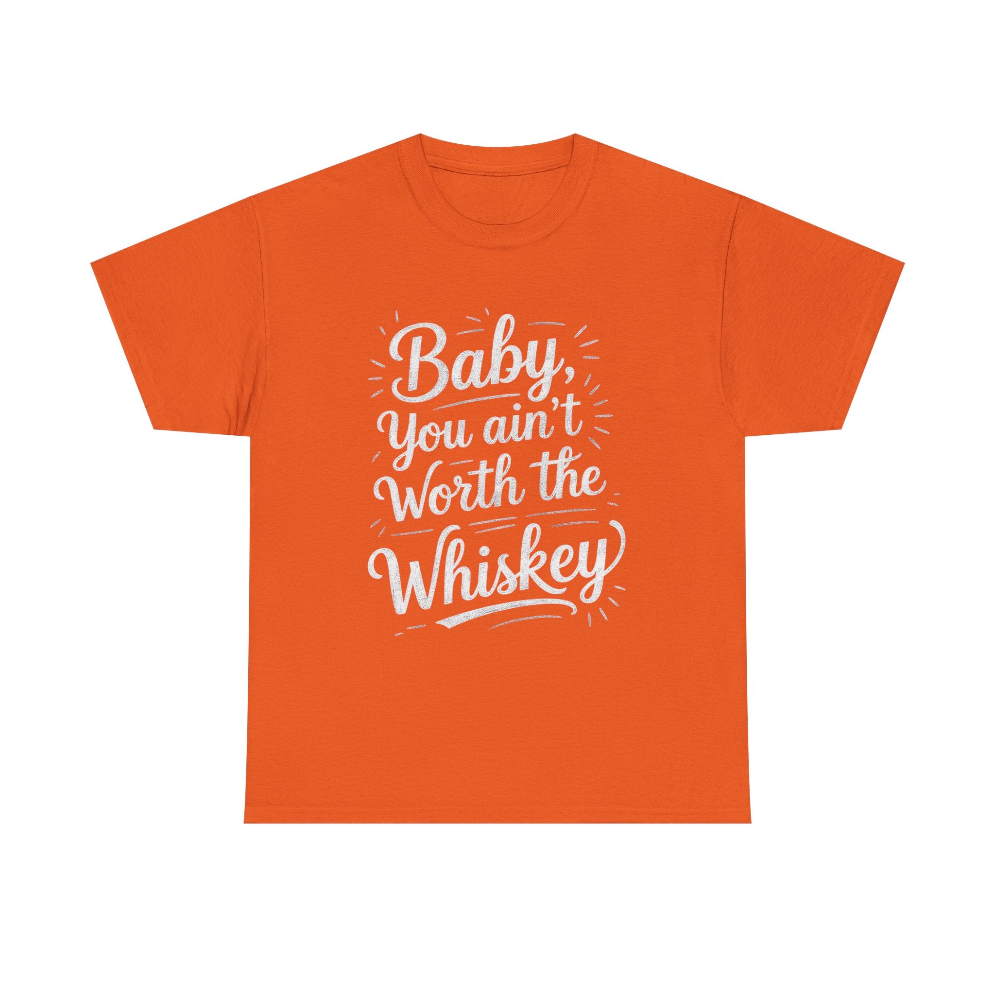Ain’t Worth the Whiskey, Unisex Cotton Tee