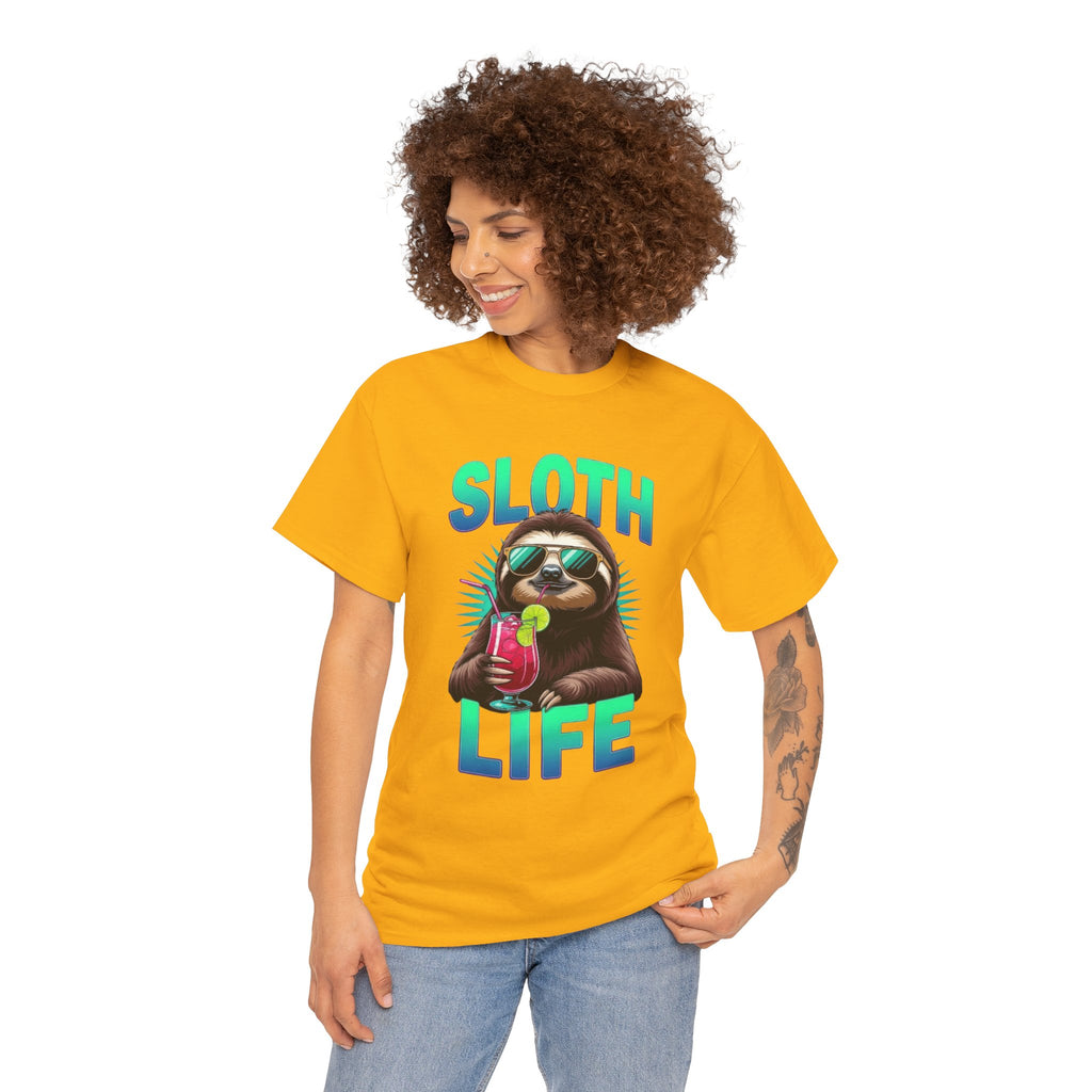 Sloth Life, Unisex  Cotton Tee