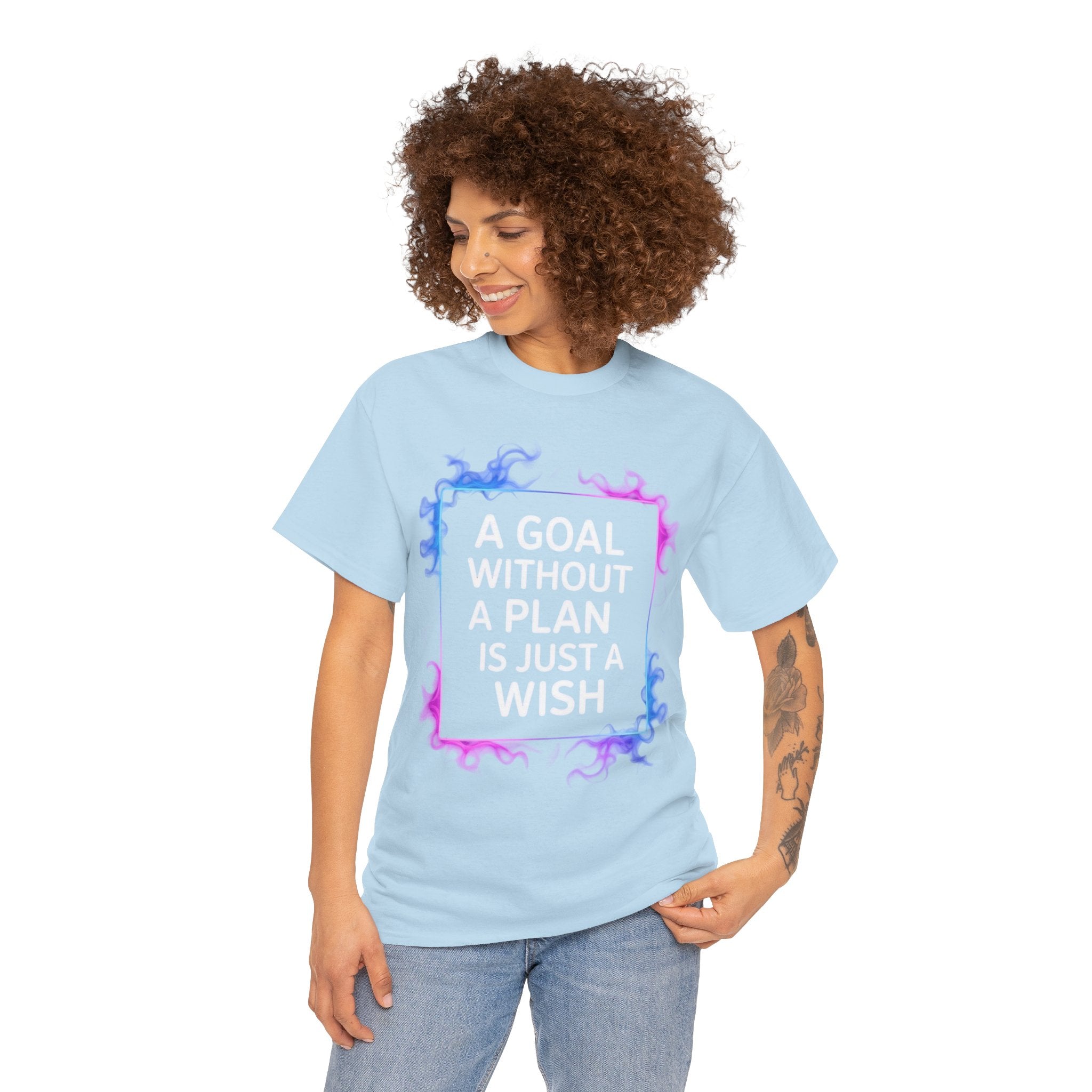 A Goal Without a Plan, Unisex Cotton Tee