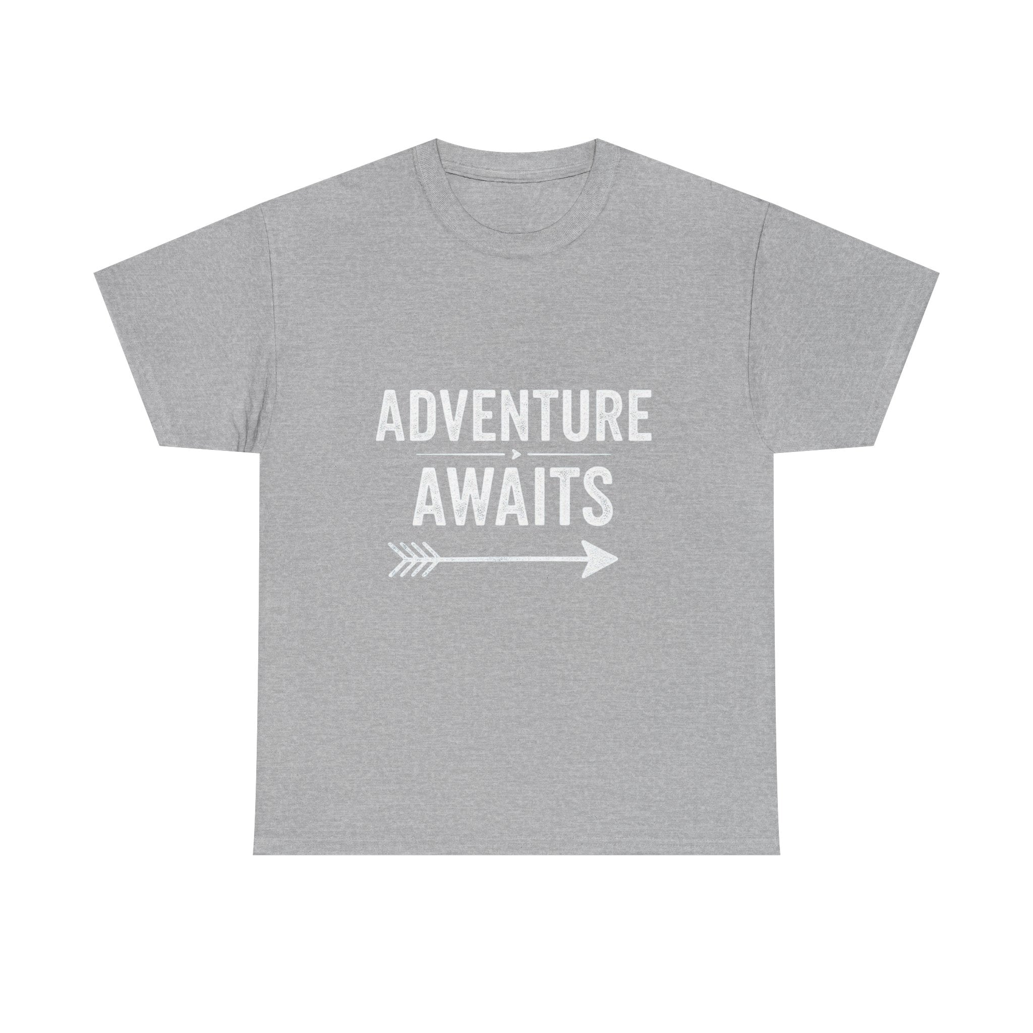 Adventure Awaits, Unisex Cotton Tee