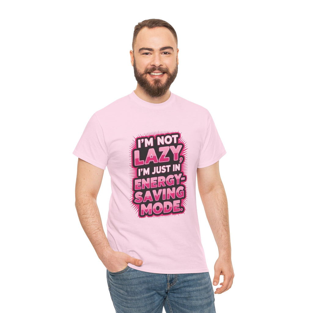 Lazy Energy-Saving Mode, Unisex Cotton Shirt