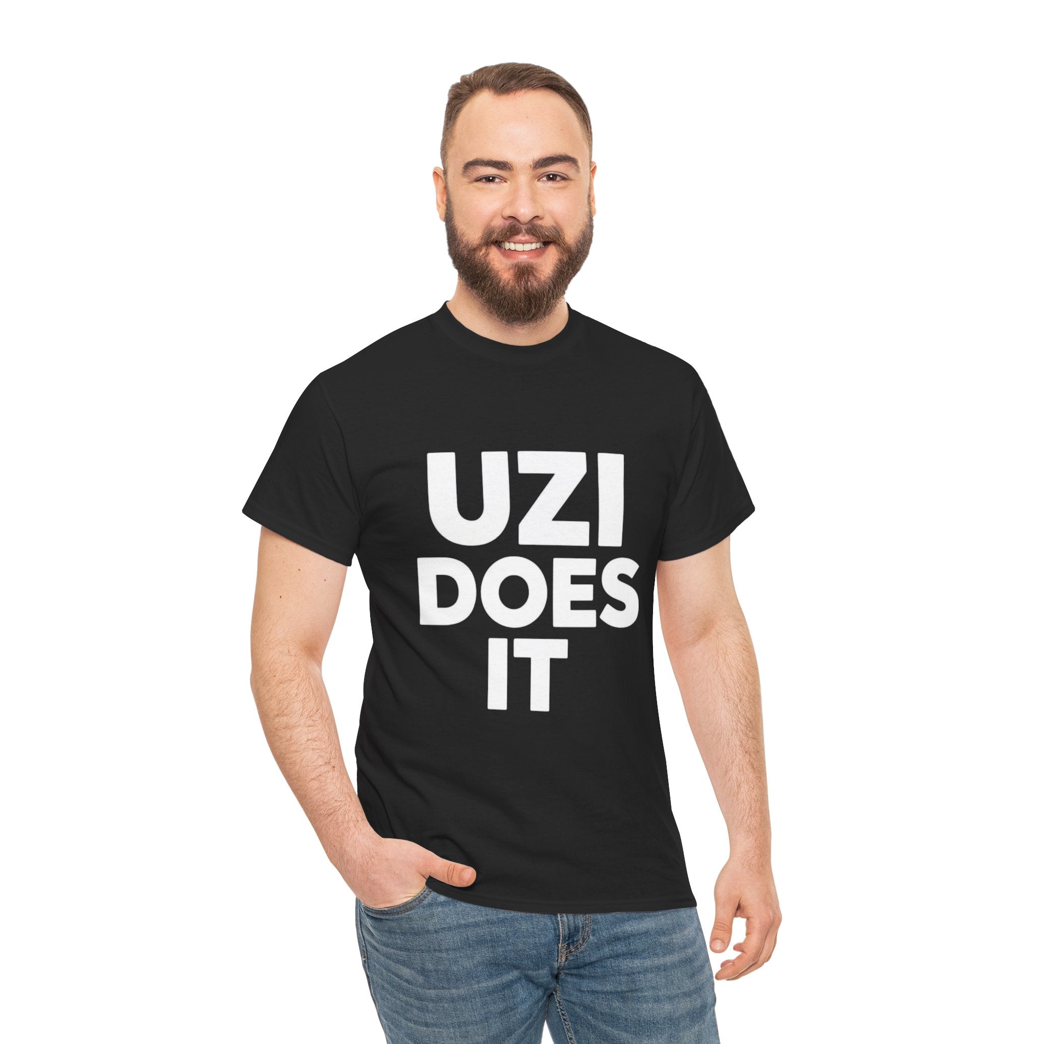 Uzi Does It, Cotton Tee