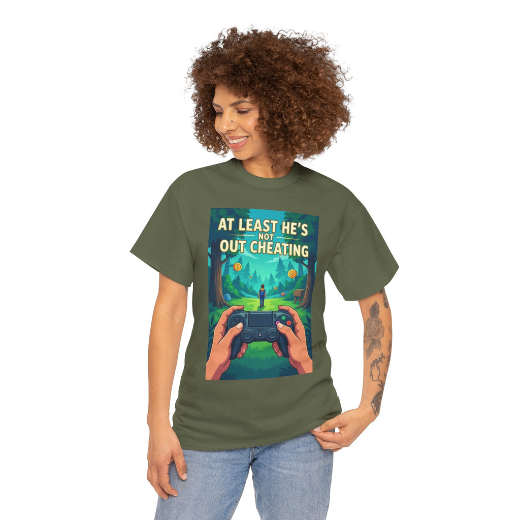 Not Out Cheating, Unisex Cotton Tee