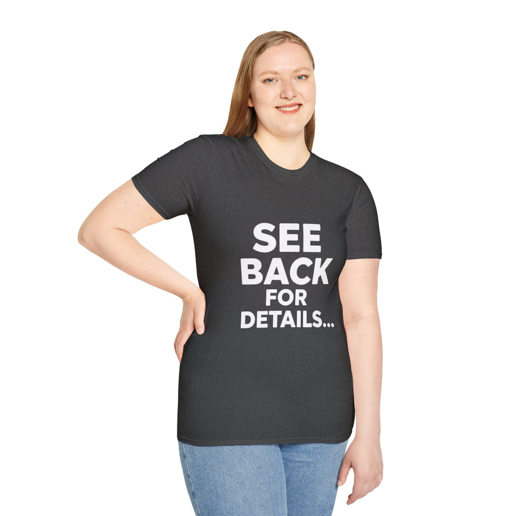 Fu*k Off - Front and Back Printed, Cotton Tee (Soft style)