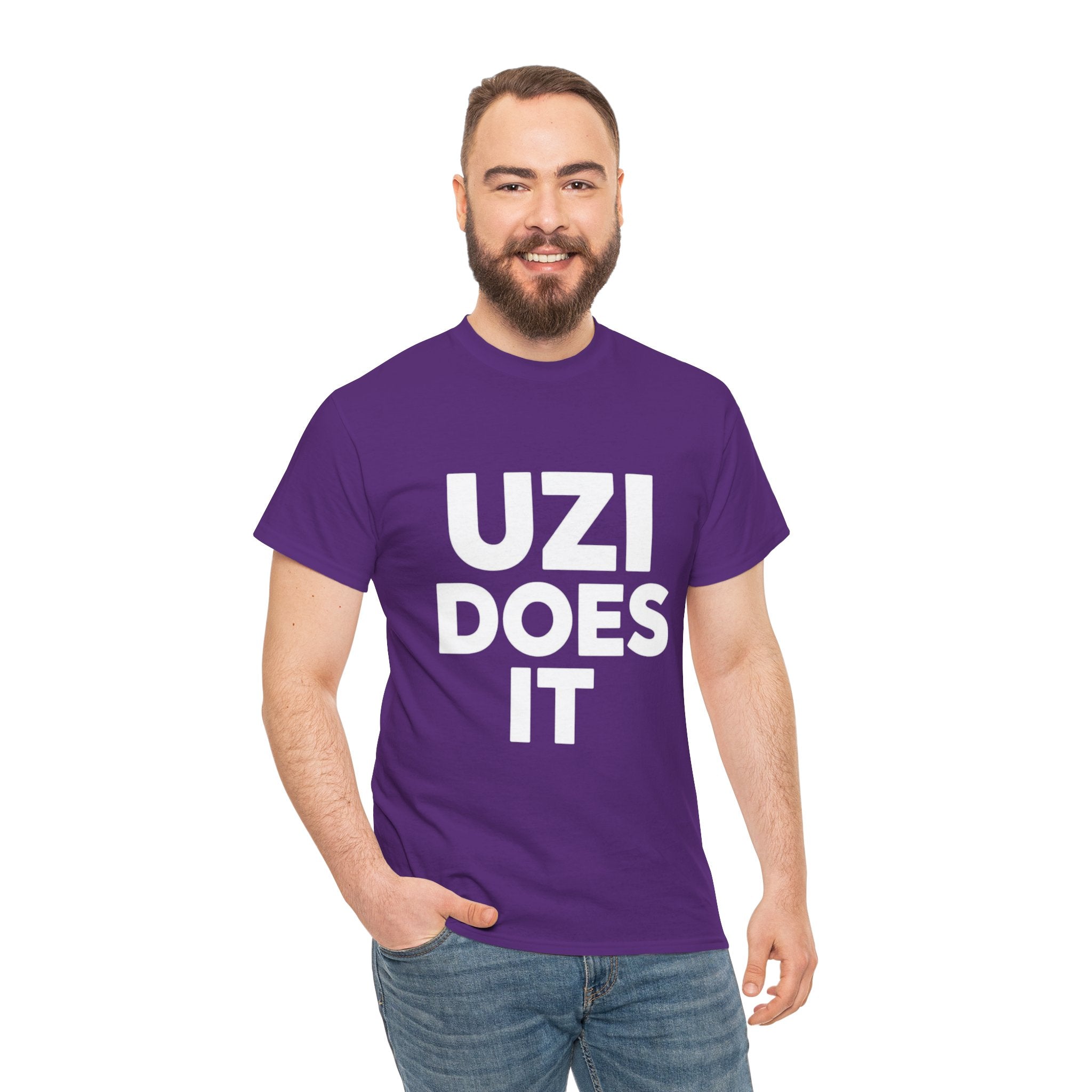 Uzi Does It, Cotton Tee