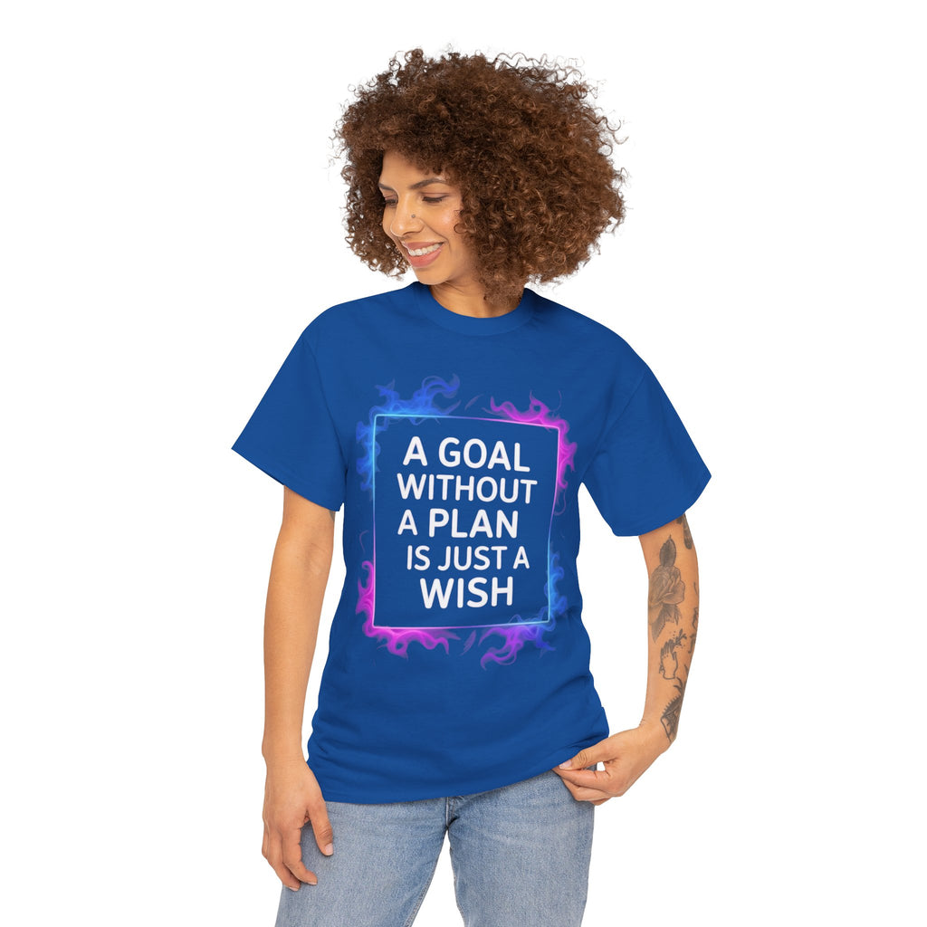 A Goal Without a Plan, Unisex Cotton Tee