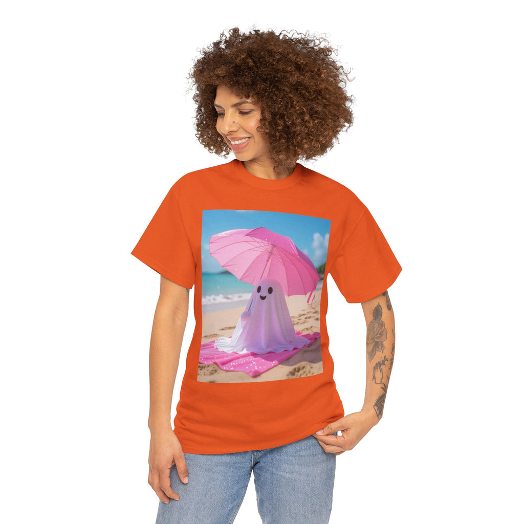 Beach Ghost, Unisex Cotton Tee