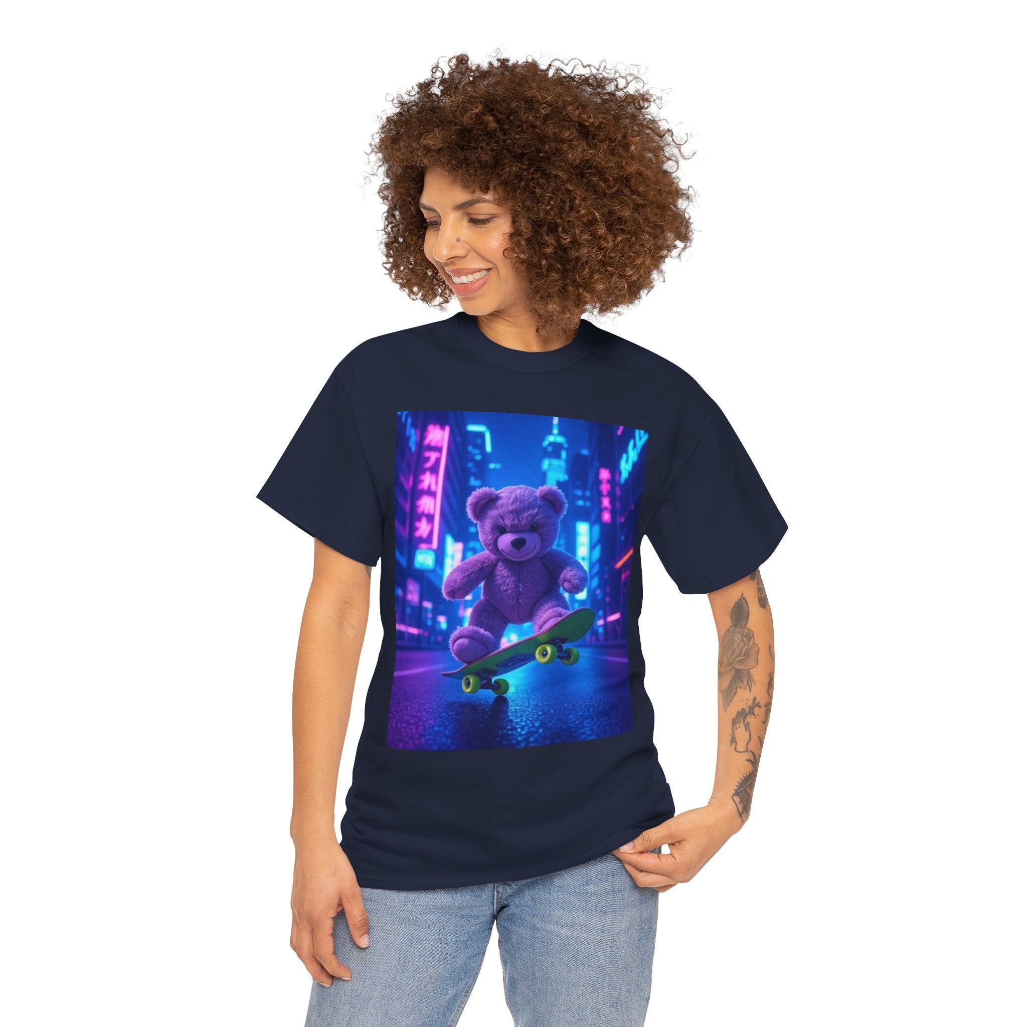 Mischievous Bear, Unisex Cotton Tee