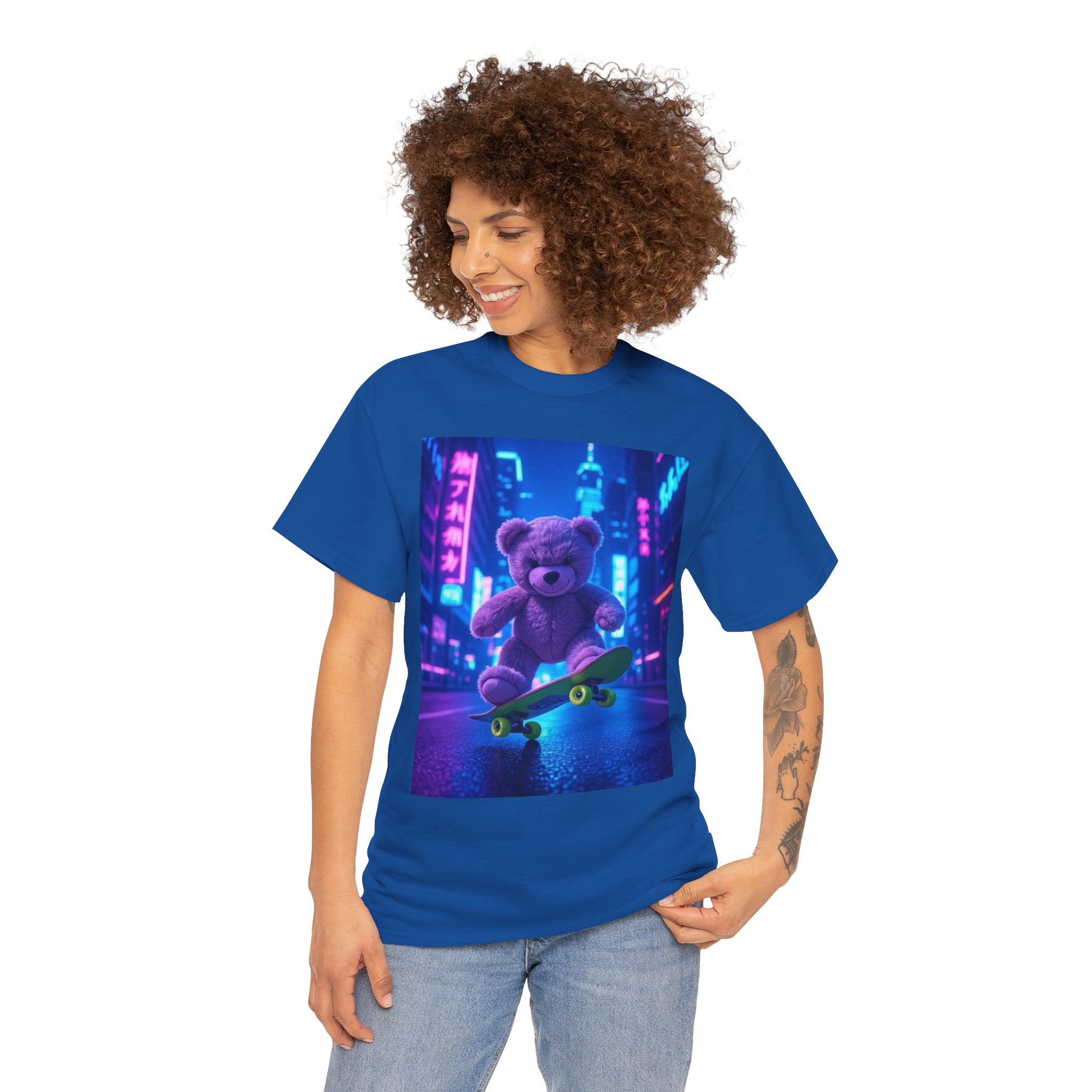 Mischievous Bear, Unisex Cotton Tee