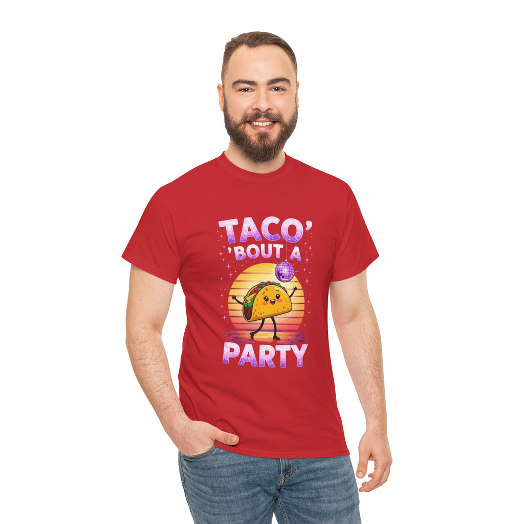 Taco Party, Unisex Cotton Tee