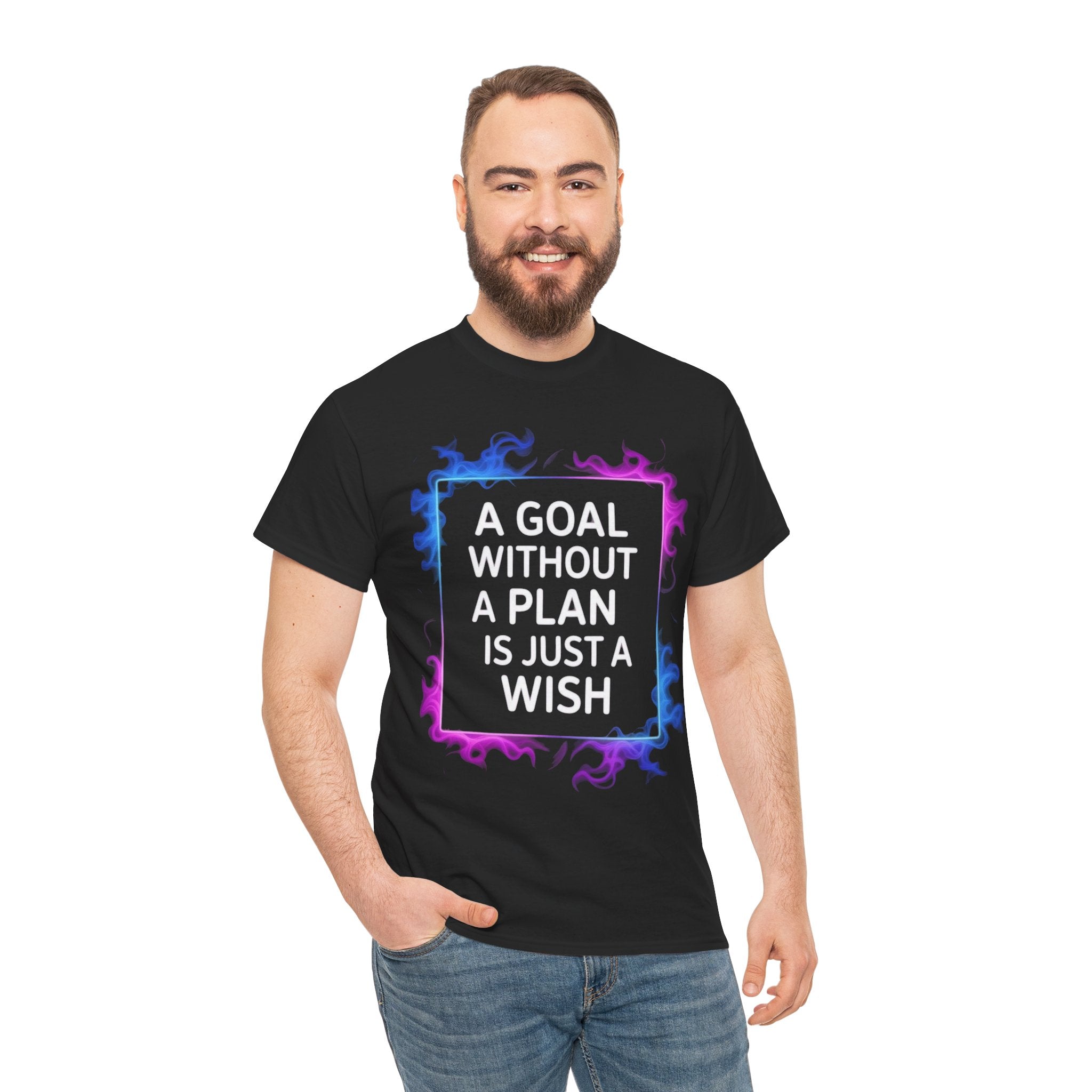 A Goal Without a Plan, Unisex Cotton Tee