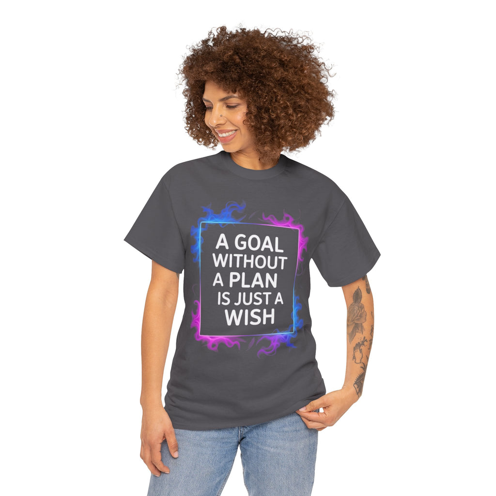 A Goal Without a Plan, Unisex Cotton Tee