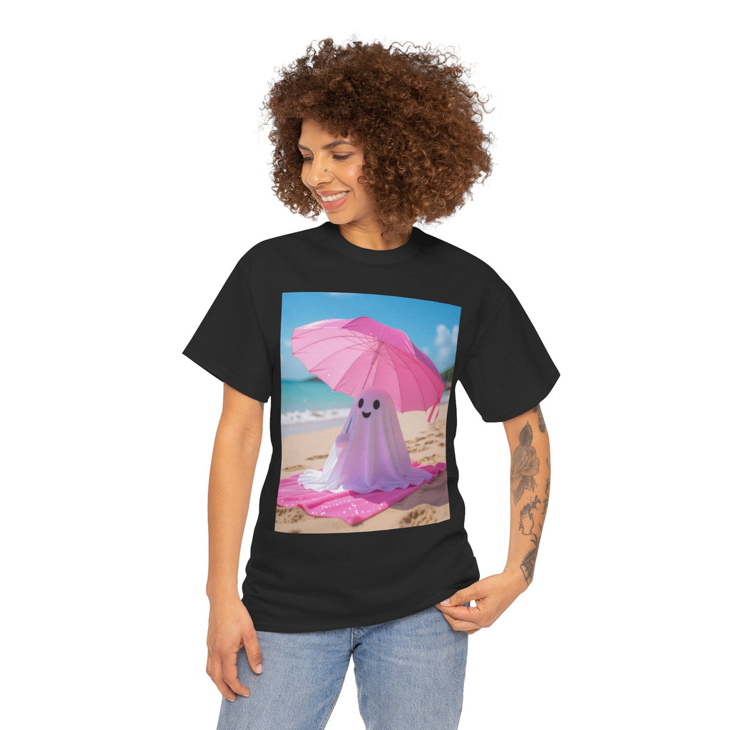 Beach Ghost, Unisex Cotton Tee